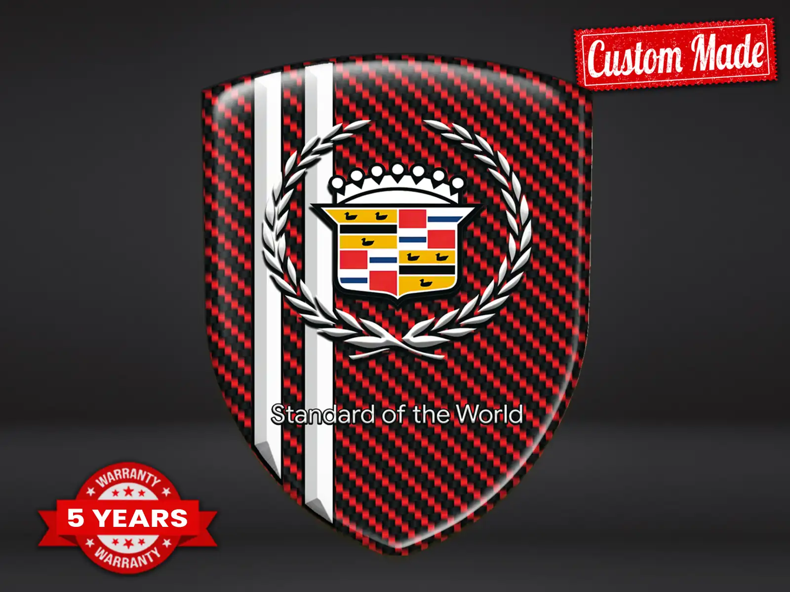 Cadillac Auto Abzeichen Robust Max Elegant Pro Leistung
